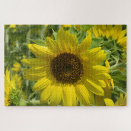 Zonnebloemgoud Legpuzzel