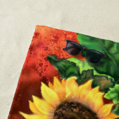 Zonnebloemhanddoeken Strandlaken (In situ)