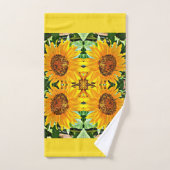 Zonnebloemhanddoekset Bad Handdoek (Handdoek)
