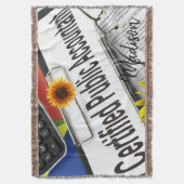 Zonnebloemhandleiding Deken (Voorkant Verticaal)