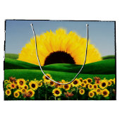 ZONNEBLOEMHEUVEL GROOT CADEAUZAKJE (Achterkant)