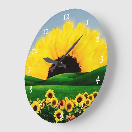 ZONNEBLOEMHEUVEL GROTE KLOK (Hoek)