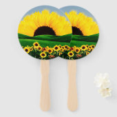 ZONNEBLOEMHEUVEL HANDWAAIER (Voorkant en achterkant)