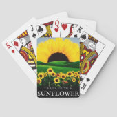 ZONNEBLOEMHEUVEL POKERKAARTEN (Achterkant)