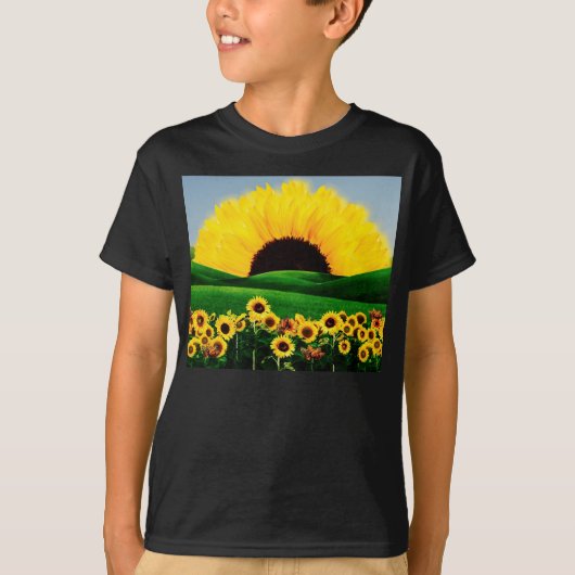 ZONNEBLOEMHEUVEL T-SHIRT (Voorkant)