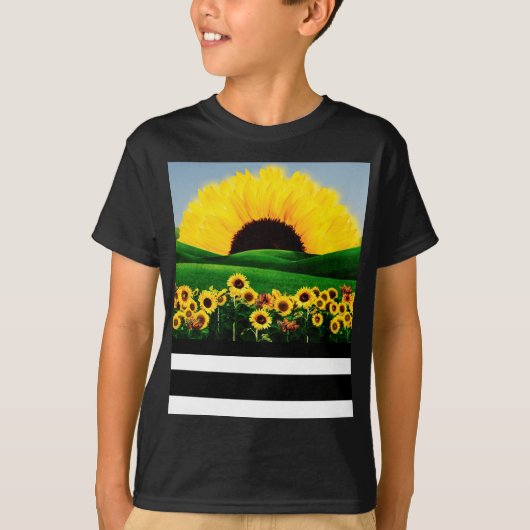 ZONNEBLOEMHEUVEL T-SHIRT (Voorkant)