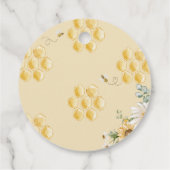 Zonnebloemhoning beer dank u label (Achterkant)