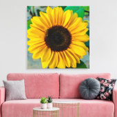 Zonnebloemhoogte Canvas Afdruk (Insitu (Woonkamer))