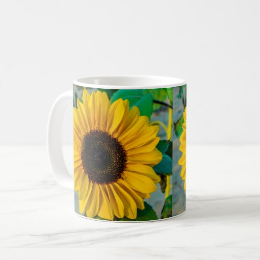 Zonnebloemhoogte Koffiemok (Voorkant links)