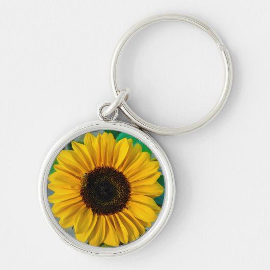 Zonnebloemhoogte Sleutelhanger (Voorkant)