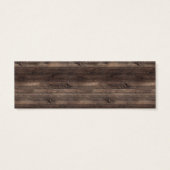 Zonnebloemhout Website Kaarten Mini Mini Visitekaartjes (Achterkant)