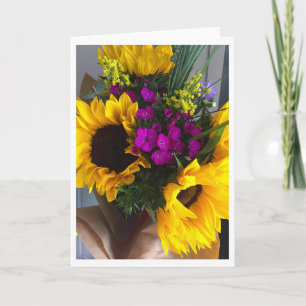 Zonnebloemkaart Kaart