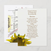 Zonnebloemkaarten II Informatiekaartje (Voorkant / Achterkant)