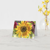 Zonnebloemkaartje Kaart (Gele Bloem)