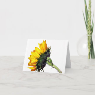 Zonnebloemkaartje Kaart