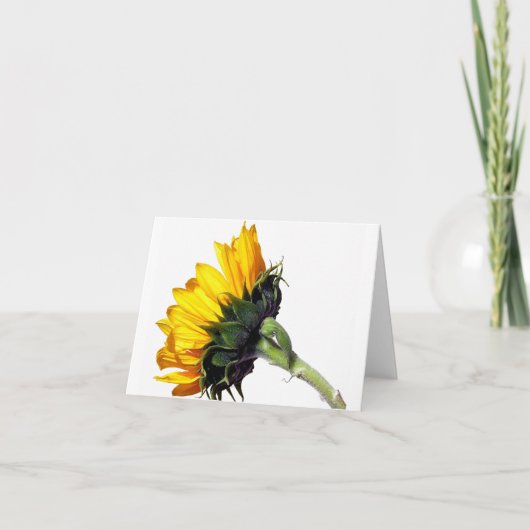 Zonnebloemkaartje Kaart (Voorkant)