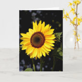 Zonnebloemkaartje Kaart (Gele Bloem)