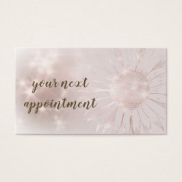 zonnebloemkaartje visitekaartje