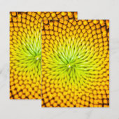 Zonnebloemkaartjes Notitiekaartje (Voorkant / Achterkant)