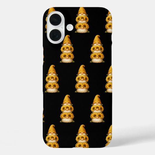 Zonnebloemkabouter Verborgen Glimlaches Onder het Case-Mate iPhone Case (Achterkant)