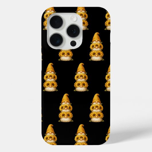 Zonnebloemkabouter Verborgen Glimlaches Onder het Case-Mate iPhone Case (Achterkant)