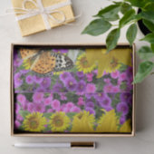 Zonnebloemkarton Tissuepapier (Geschenk)