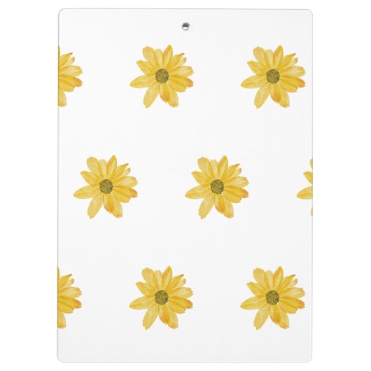 zonnebloemklembord klembord (Achterkant)