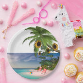 Zonnebloemknollen Borden Papieren Bordje (Feest)