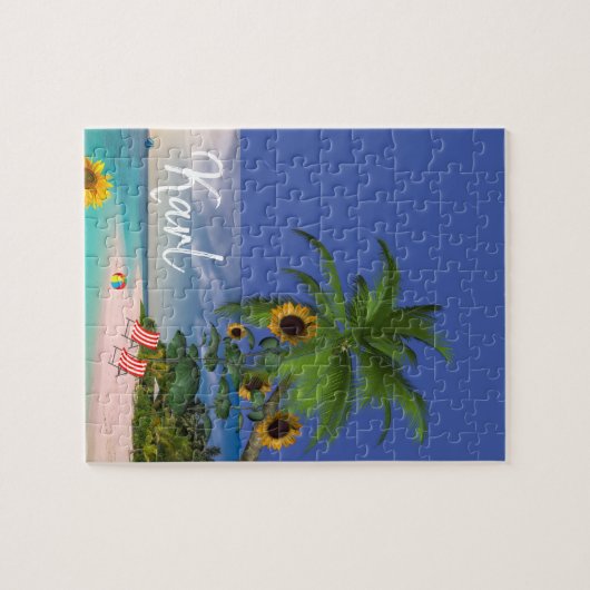 Zonnebloemknollen Puzzles Legpuzzel (Horizontaal)