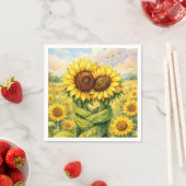 Zonnebloemknuffel Servet (Insitu)