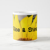 zonnebloemkoffiekopje grote koffiekop (Voorkant)