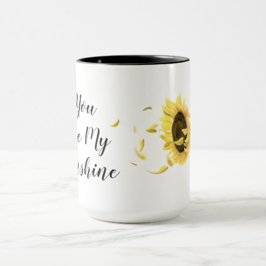 Zonnebloemkoffiekopje Mok (Midden)