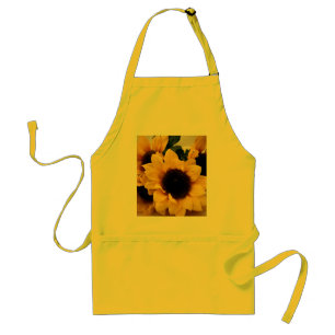 Zonnebloemkookpron Standaard Schort
