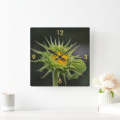 Zonnebloemkool Bud Wall klok (Huis)