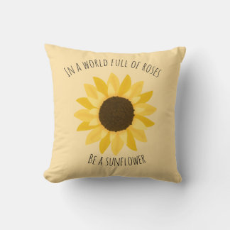Zonnebloemkool Kussen