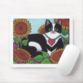 Zonnebloemkool Muismat (Met muis)