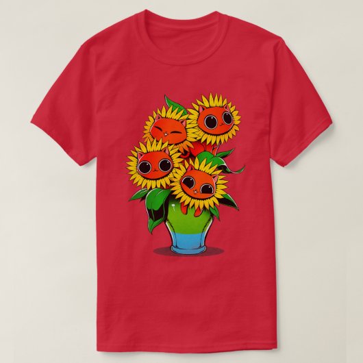 Zonnebloemkool T-shirt (Design voorkant)