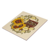 Zonnebloemkool Tegeltje (Zijkant)