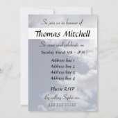 Zonnebloemkool voor Baby shower Kaart (Achterkant)