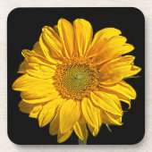 Zonnebloemkool voor dranken bier onderzetter (Voorkant)