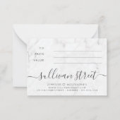 Zonnebloemkool voor kleine bedrijven Cadeaubon Notitiekaartje (Achterkant)