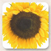 Zonnebloemkorrels Bier Onderzetter (Voorkant)