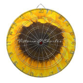 Zonnebloemkorrels Dartbord (Voorkant)