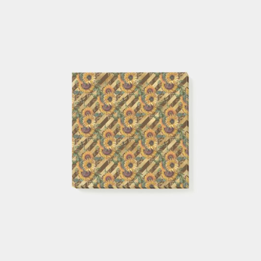 Zonnebloemkorrels | De zonnebloem volgt Post-it® Notes (Voorkant)