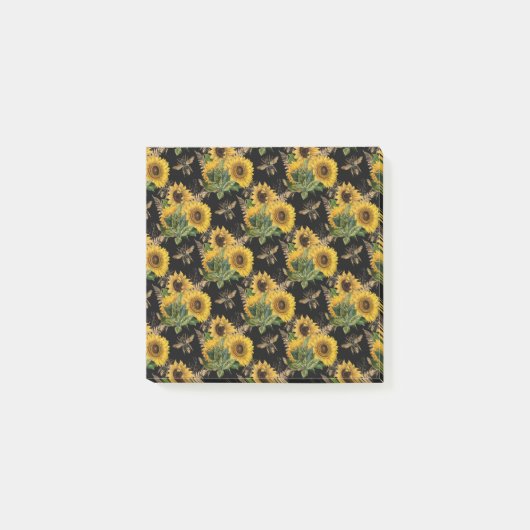 Zonnebloemkorrels | Een wereld zonder wilde bloem Post-it® Notes (Voorkant)