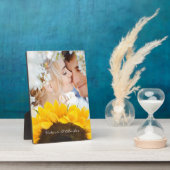 Zonnebloemkorrels Fotoplaat (Zijkant)