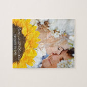 Zonnebloemkorrels Legpuzzel (Horizontaal)