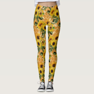Zonnebloemkorrels   Maak het als een zonnebloem Leggings