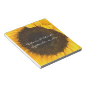 Zonnebloemkorrels Notitieblok (Schuin)