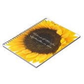 Zonnebloemkorrels Notitieboek (Linkerzijde)